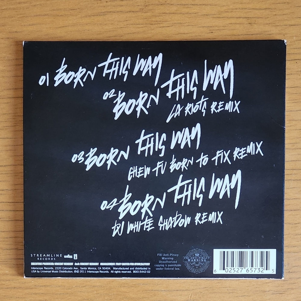 Lady Gaga - Born This Way, Born This Way Remixes & The Fame Monster CDs Lot of 3 - Picture 7 of 10
